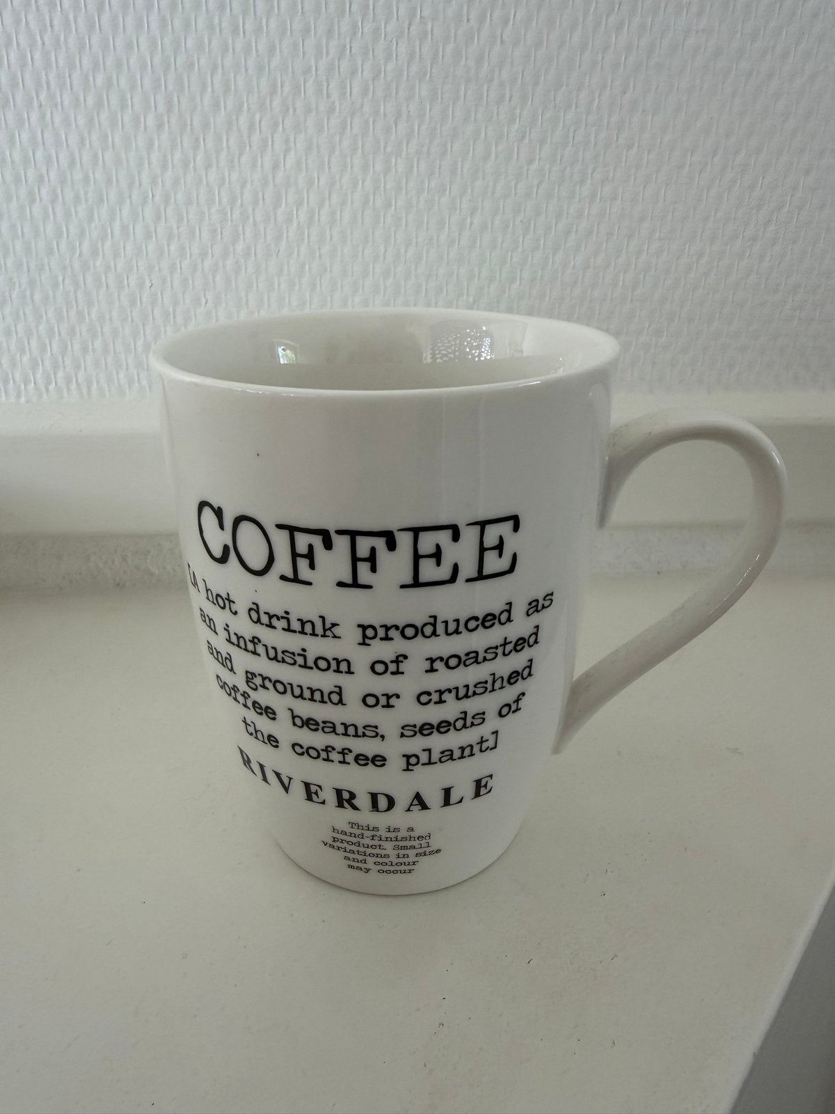 Riverdale koffiemok met tekst - Zo goed als nieuw, Overige typen, Ophalen of Verzenden, Zo goed als nieuw, Steen/keramiek