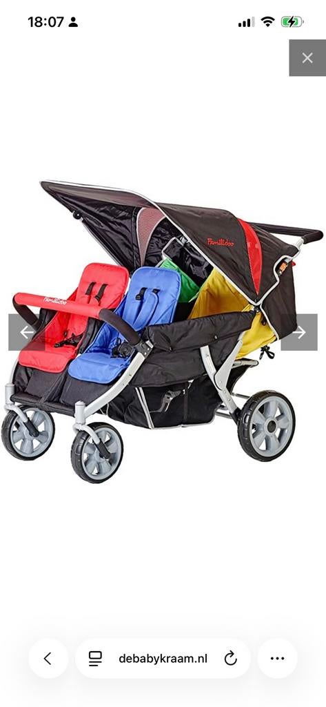 Vierling wagen familidoo, Ophalen of Verzenden, Zo goed als nieuw, Overige merken