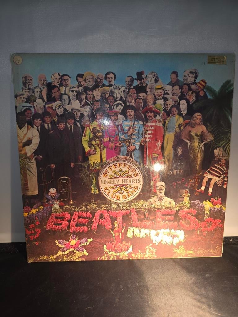 The Beatles - Sgt. Pepper's Lonely Hearts Club Band LP, Gebruikt, Inclusief insert, Ophalen of Verzenden, 12 inch