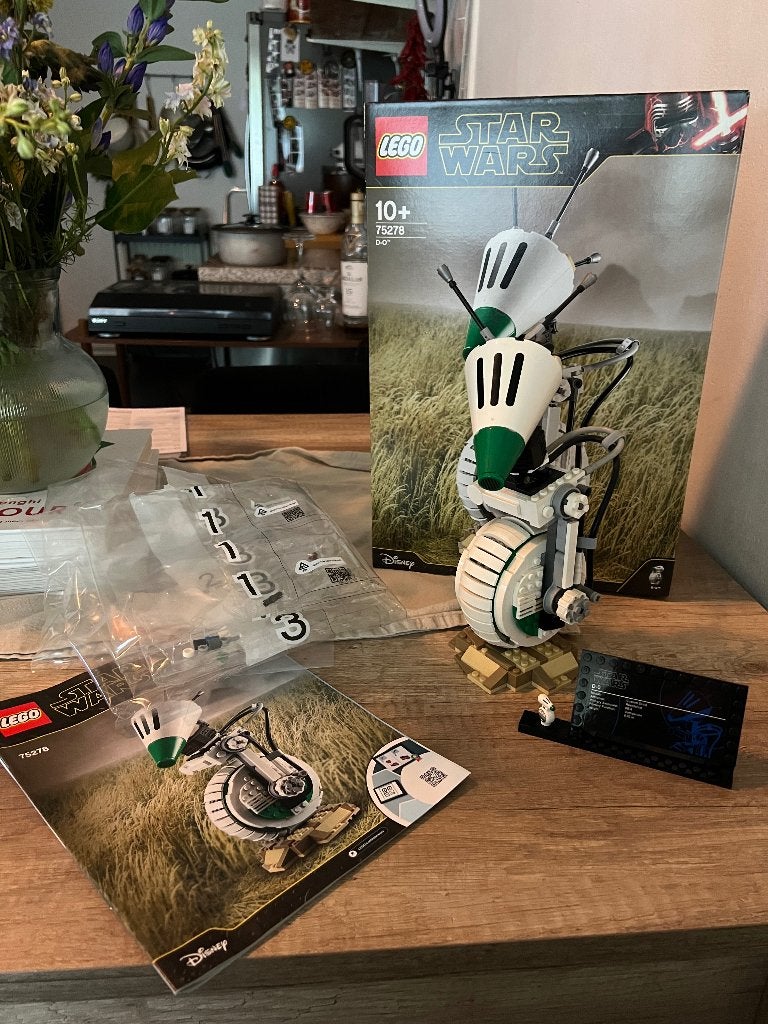 Lego star wars D-O, Ophalen, Zo goed als nieuw, Actiefiguurtje