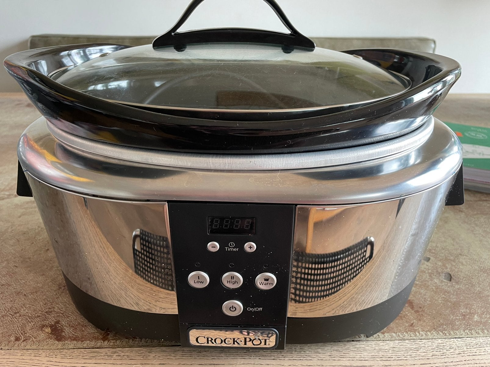 Crock-Pot SCCPBP605, Ophalen of Verzenden, Timer, Zo goed als nieuw