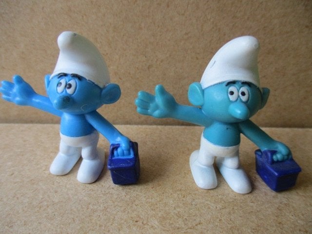 adv10805 smurfen poppetje 29, Verzamelen, Ophalen, Smurfen, Zo goed als nieuw, Beeldje of Figuurtje