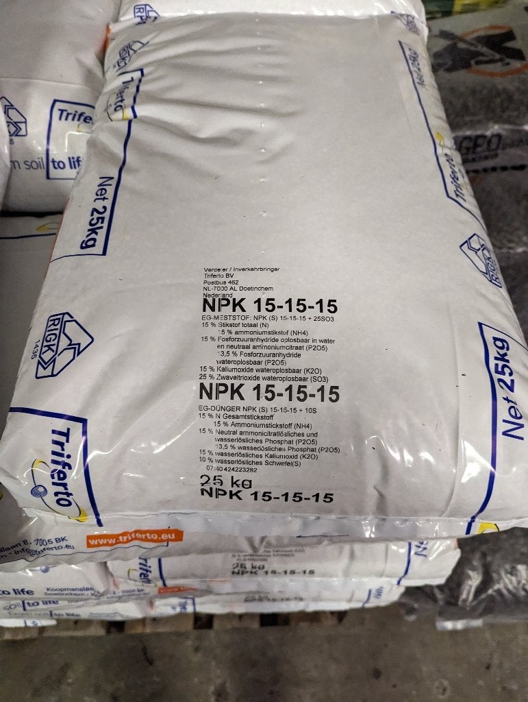 NPK-15-15-15, Ophalen, Kunstmest