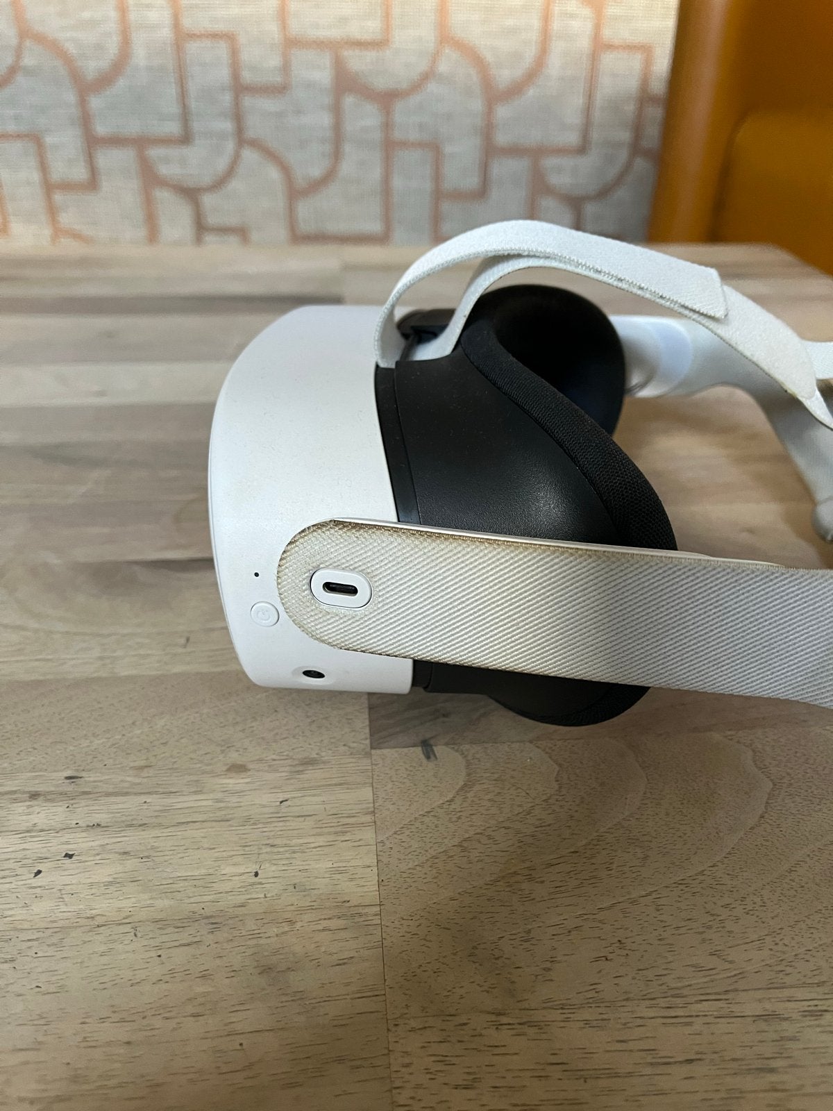 Meta Quest 3s VR-bril met controllers, Spelcomputers en Games, Virtual Reality, Ophalen, Gebruikt, VR-bril, Overige platformen