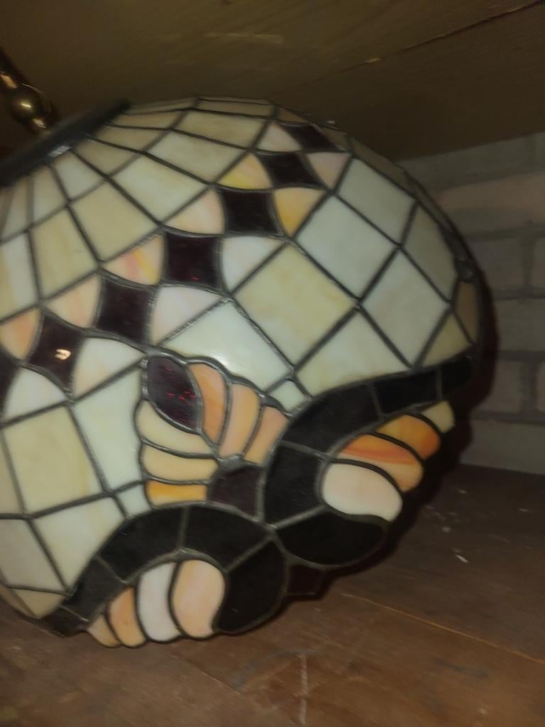 Prachtige Tiffany hanglamp - perfect werkend, Huis en Inrichting, Lampen | Hanglampen, Ophalen of Verzenden, Glas, Minder dan 50 cm