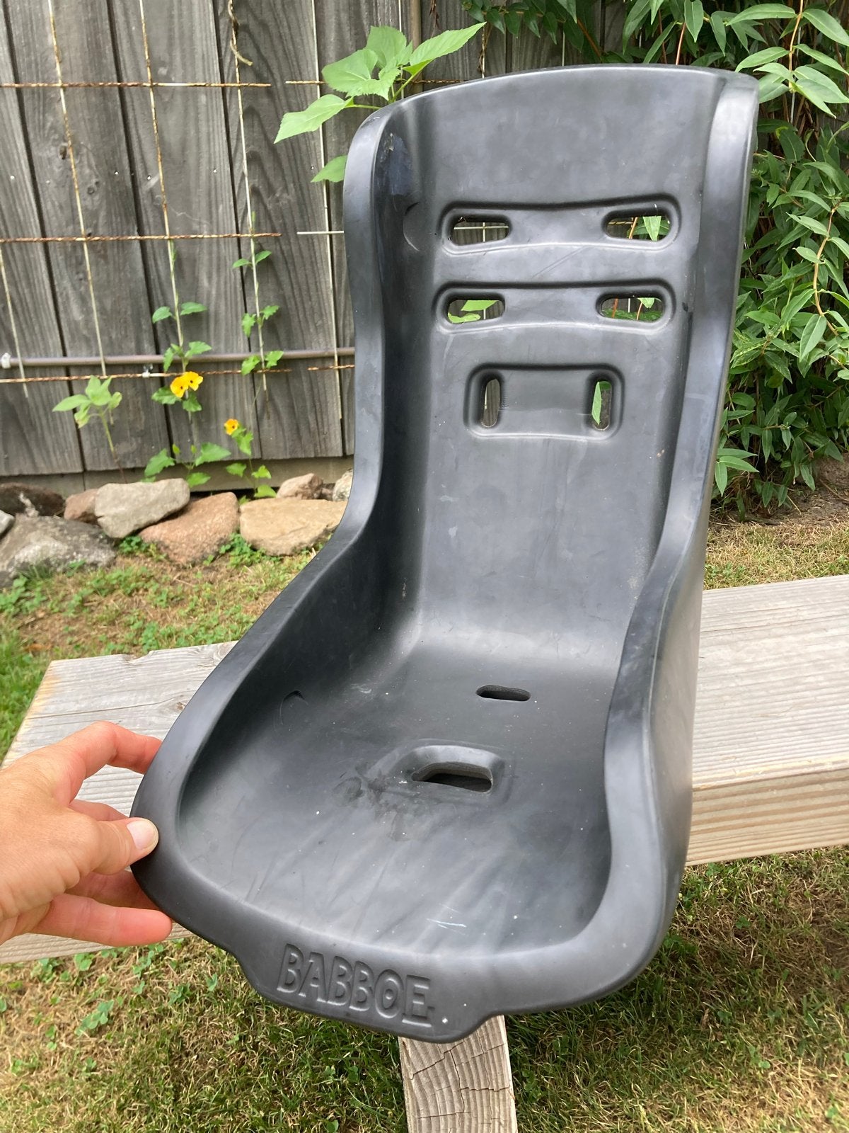 Babboe peuterstoel bakfiets - Zo goed als nieuw, Ophalen, Gebruikt, 9 t/m 18 kg, Achterzitje