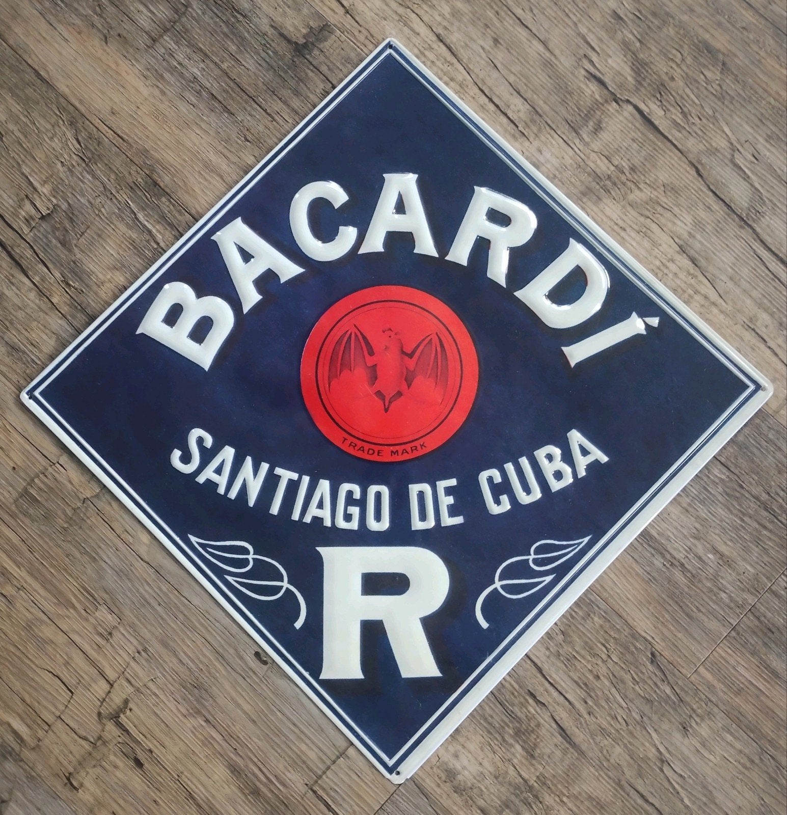 Bacardi Rum reclamebord, Verzamelen, Merken en Reclamevoorwerpen, Ophalen of Verzenden, Zo goed als nieuw, Reclamebord
