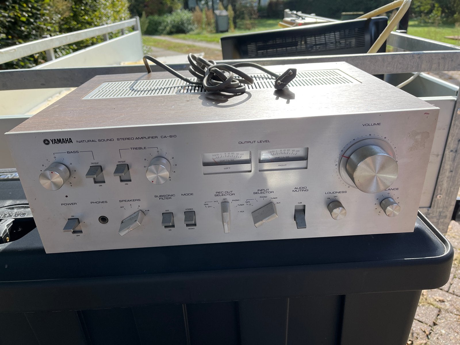 Yamaha Natural Sound Stereo Amplifier CA-610, Ophalen, Gebruikt, Yamaha, 60 tot 120 watt