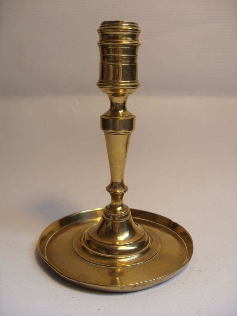antieke bronzen kandelaar 17e Nederland, Ophalen of Verzenden, Koper of Brons