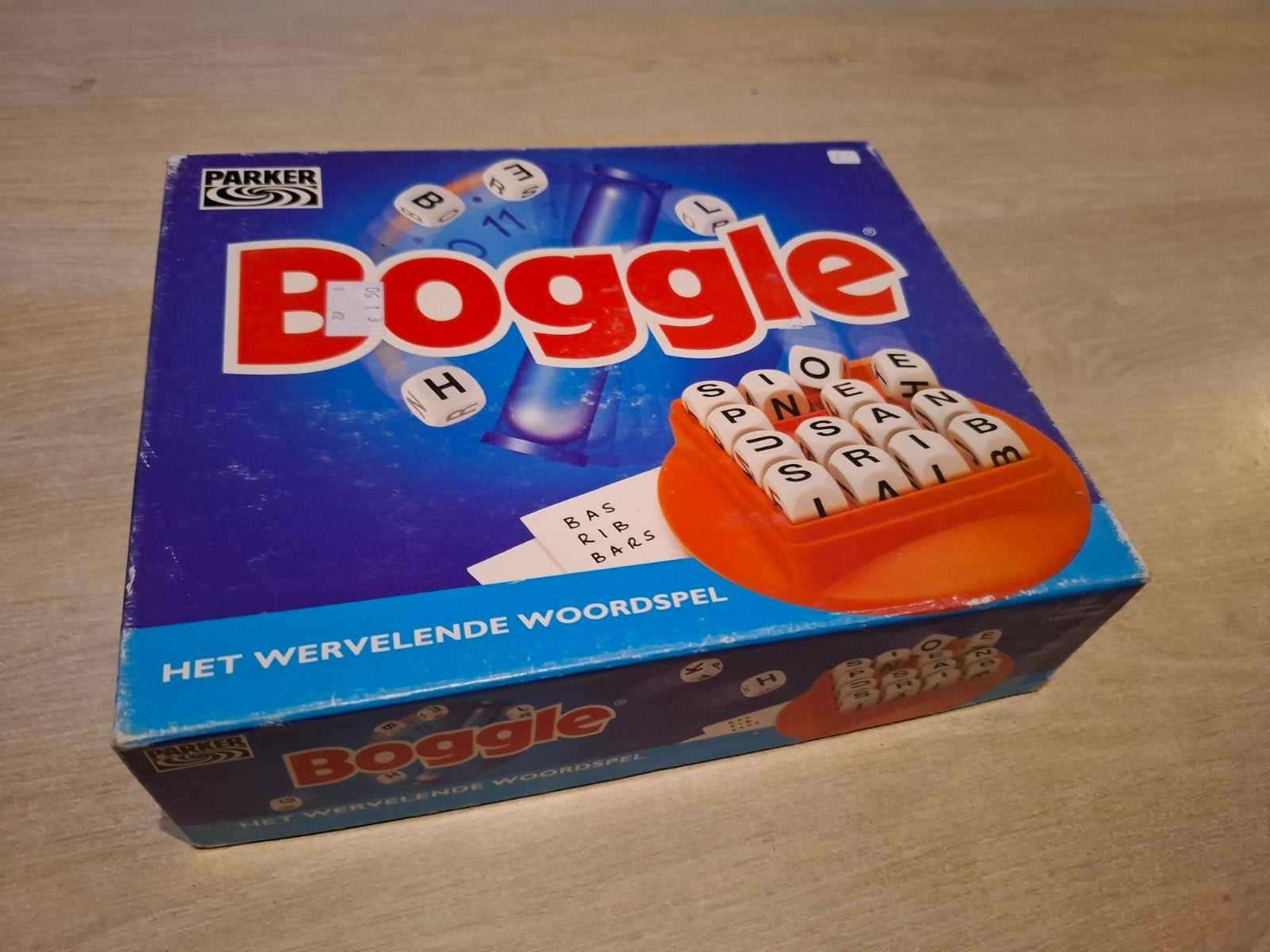 Boggle - Het wervelende woordspel van Parker, Hobby en Vrije tijd, Ophalen of Verzenden, Parker, Nvt, Nvt