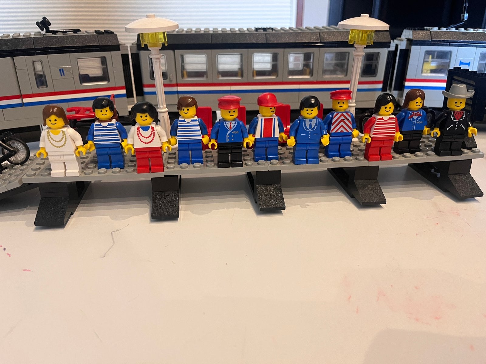 Lego 4558 - metroliner compleet, Ophalen of Verzenden, Gebruikt