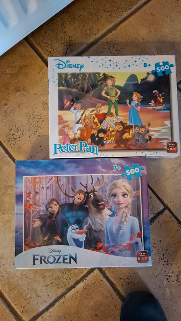 2 Disney puzzel 500 stukjes, Ophalen of Verzenden, 500 t/m 1500 stukjes, Nieuw
