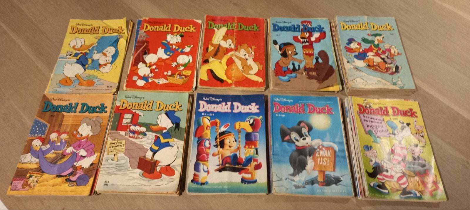 Div uitgaven Donald Duck 1977-1984, 1996, Boeken, Meerdere stripboeken, Ophalen of Verzenden, Gelezen