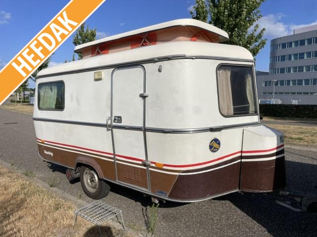 Eriba Touring Triton 1980; zeer knappe retro caravan, Overige typen, Schokbreker, Bedrijf, Treinzit