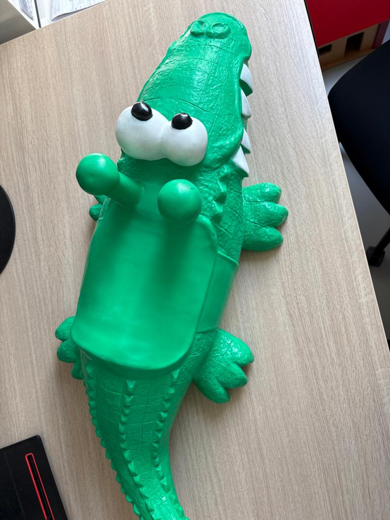 Wiebel krokodil, Ophalen, Gebruikt