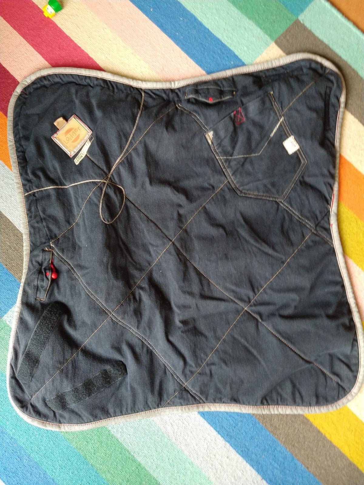 tweeling Lodger Bunker voetenzak Tough Edition denim blauw, Gebruikt, Lodger, Ophalen of Verzenden, Voetenzak