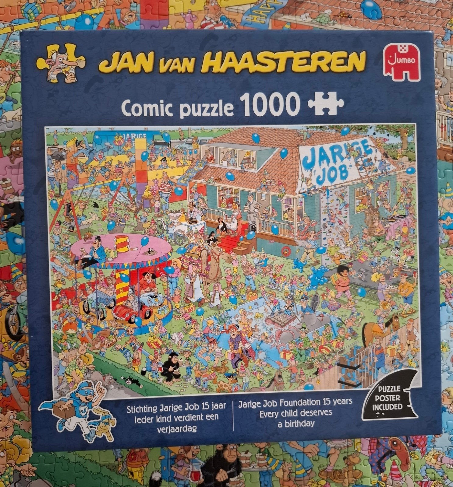 Jan van haasteren puzzel, Ophalen, 500 t/m 1500 stukjes, Zo goed als nieuw
