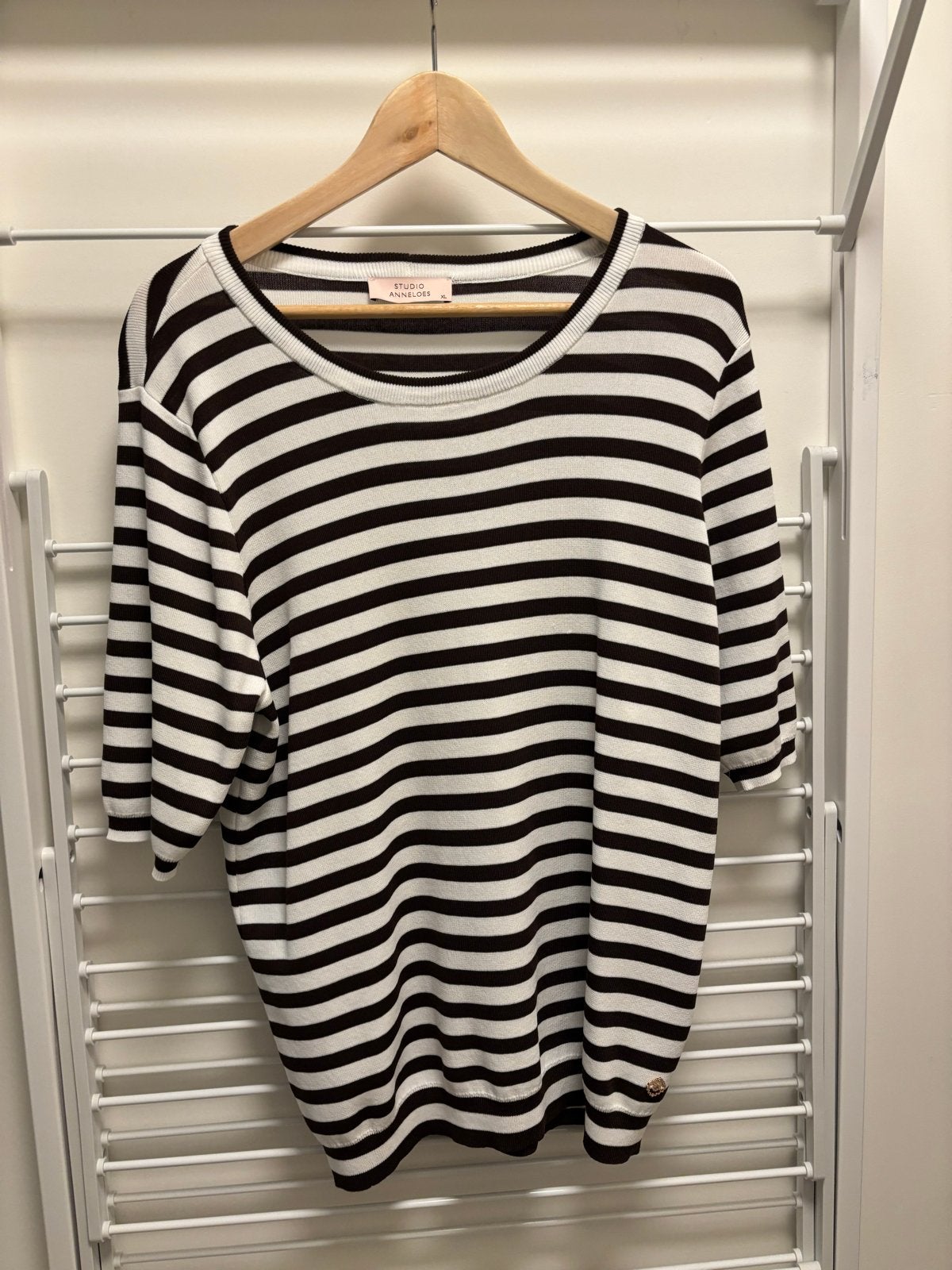 Studio Anneloes gestreepte trui - XL, Ophalen of Verzenden, Zo goed als nieuw, Maat 46/48 (XL) of groter, Wit