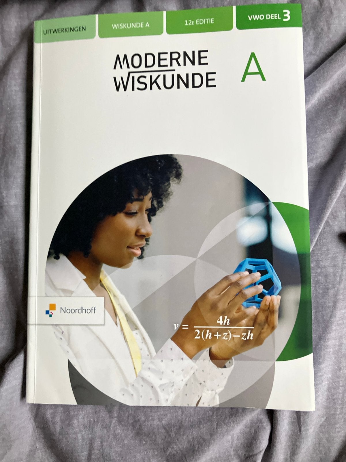 Moderne Wiskunde A VWO deel 3 - 12e editie (uitwerkingen), Boeken, Schoolboeken, Ophalen of Verzenden, Zo goed als nieuw, VWO