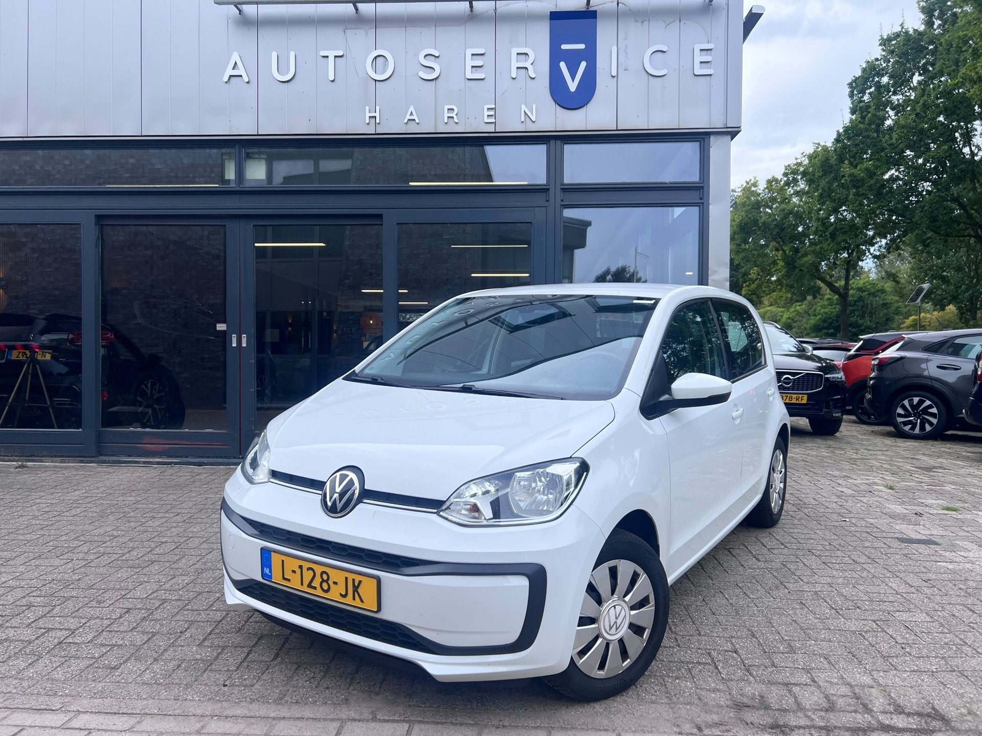 Volkswagen Up! 1.0 BMT | 5 deurs | Airco|Lane departure|tele, Auto's, Stof, Gebruikt, 4 stoelen, Origineel Nederlands