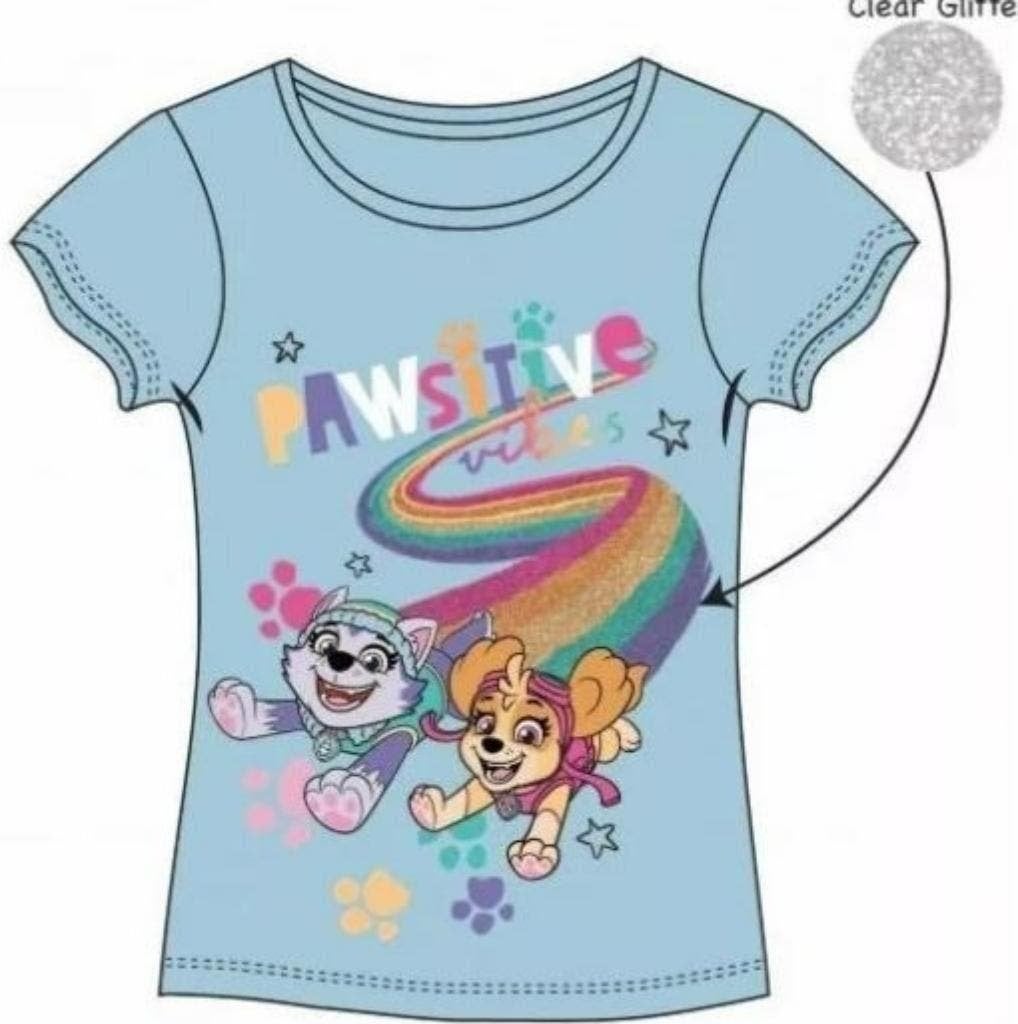 Paw Patrol T-shirt Pawsitive Bleu - Maat 98 - 116 - Katoen, Meisje, Nieuw, Ophalen of Verzenden, Shirt of Longsleeve