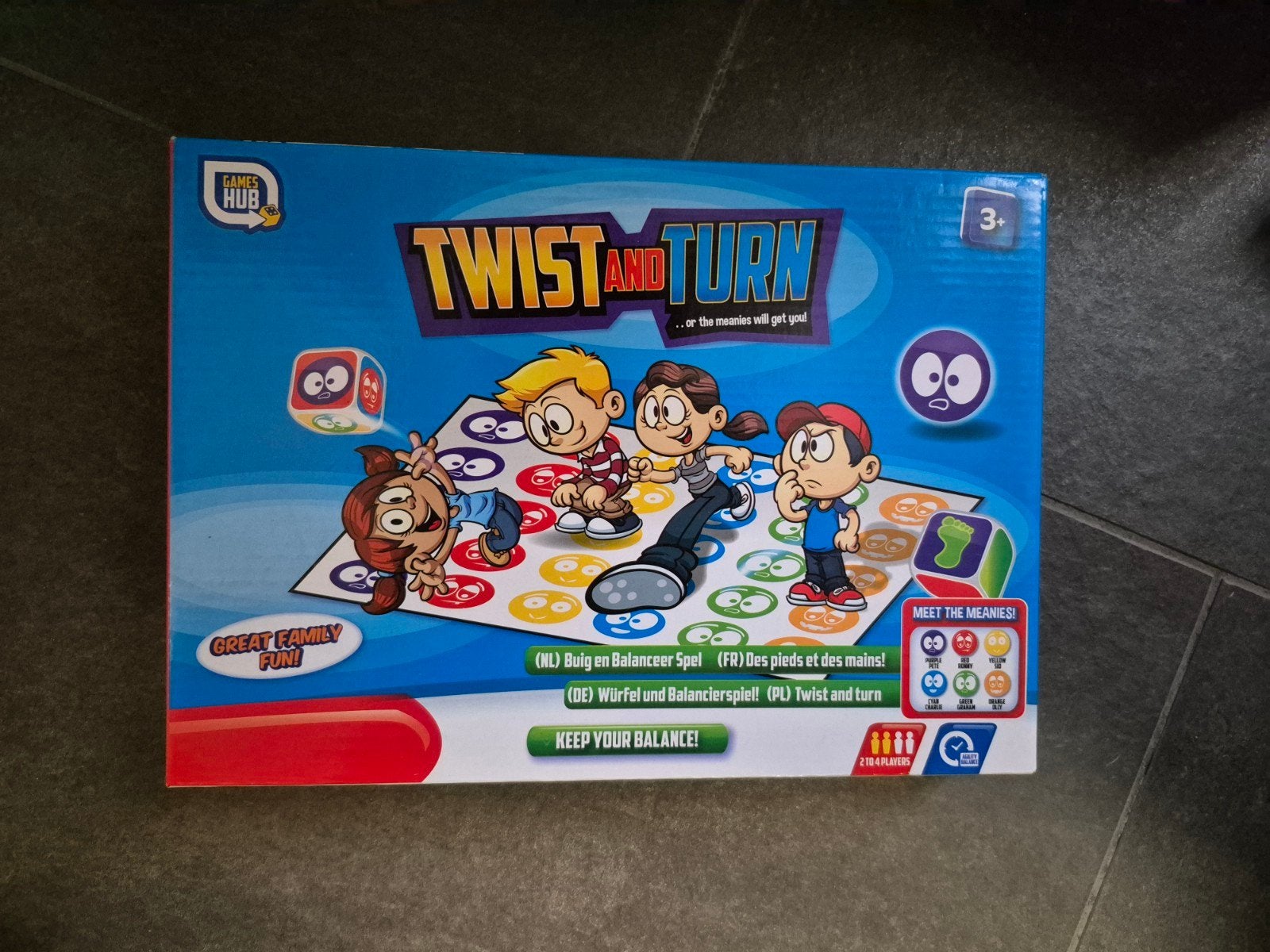 Twist and Turn Balansspel, Drie of vier spelers, Ophalen of Verzenden, Nieuw, Games Hub