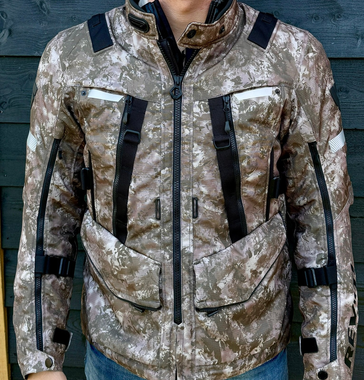 REV'IT Sand 4 H2O Camo Brown XL motorjas, Motoren, Kleding | Motorkleding, Ophalen of Verzenden, Tweedehands, Jas | textiel