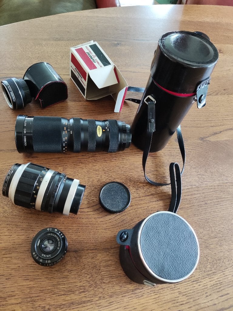 DIVERSE FOTOCAMERA LENZEN, Ophalen of Verzenden, Gebruikt, Telelens, Zoom