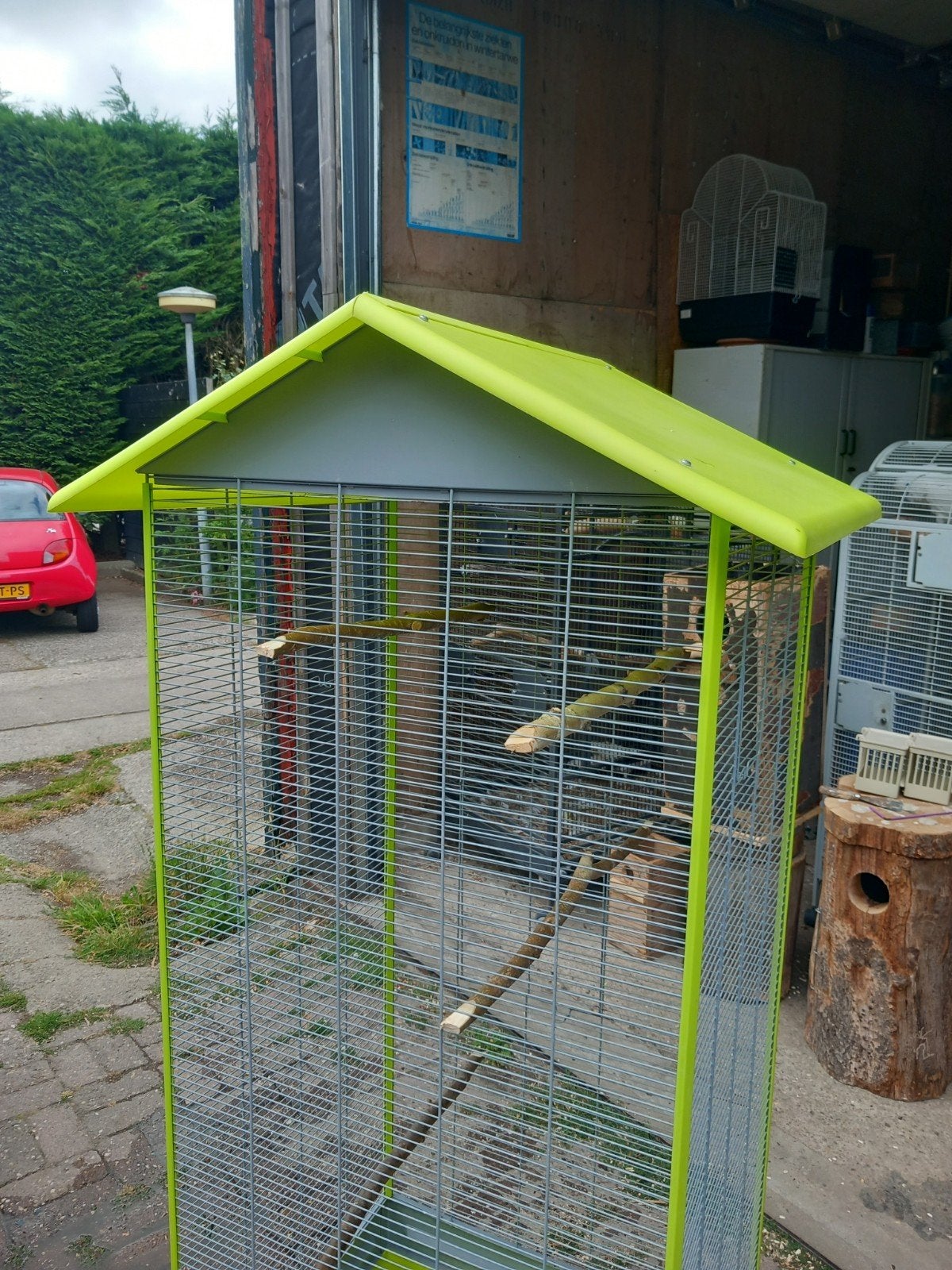 kooi, Ophalen, Metaal, Vogelkooi