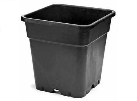 Nieuwe 14 liter kweekpotten 10 st., Tuin en Terras, 25 tot 40 cm, Kunststof, Vierkant, Nieuw