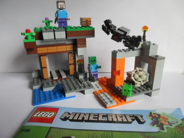 21166 Minecraft, The "Abandoned" Mine, De verlaten mijn., Minecraft, Lego, Ophalen of Verzenden, Complete set