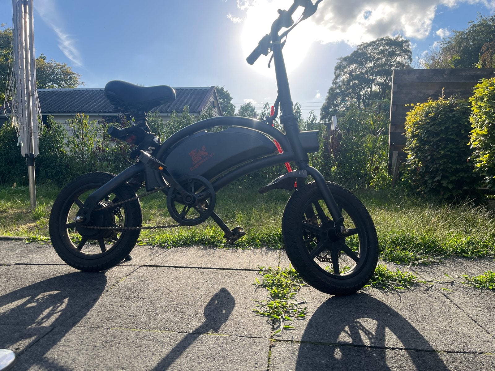 Kugookirin V1 Vouwfiets - 45km/u - Gashendel, Overige merken, Gebruikt, Ophalen of Verzenden, Schijfrem