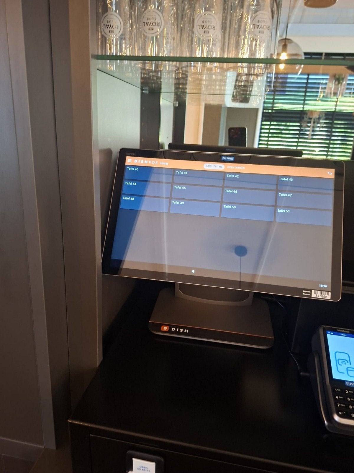 Kassa Systeem Eisink met Mobiele Pinautomaat en Bonprinter, Ophalen