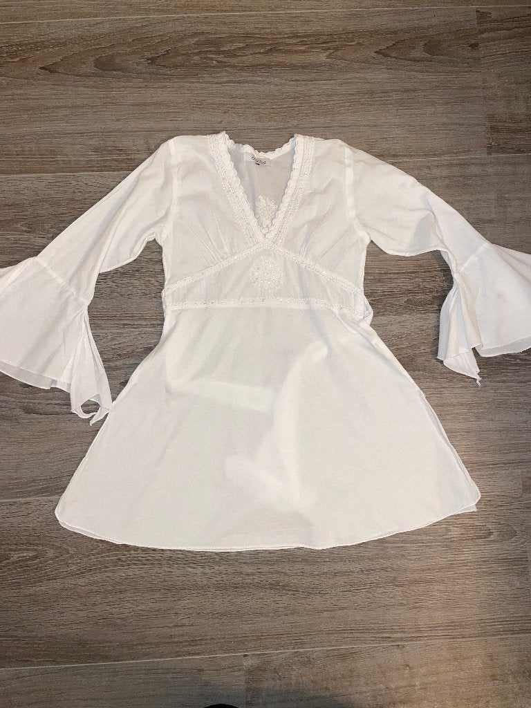 Leuke boho blouse/ tuniek met steentjes, Ophalen of Verzenden, Gebruikt, Meisje, Overhemd of Blouse