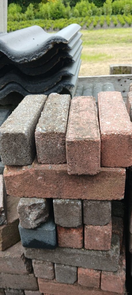 Straatklinkers waalformaat Gratis, Ophalen, Gebruikt, Klinkers, 5 tot 10 m²