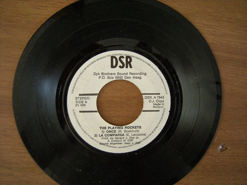 The Playing Rockets (Once-La Comparsa) ep., Cd's en Dvd's, Vinyl Singles, Gebruikt, 7 inch, Ophalen of Verzenden, Pop