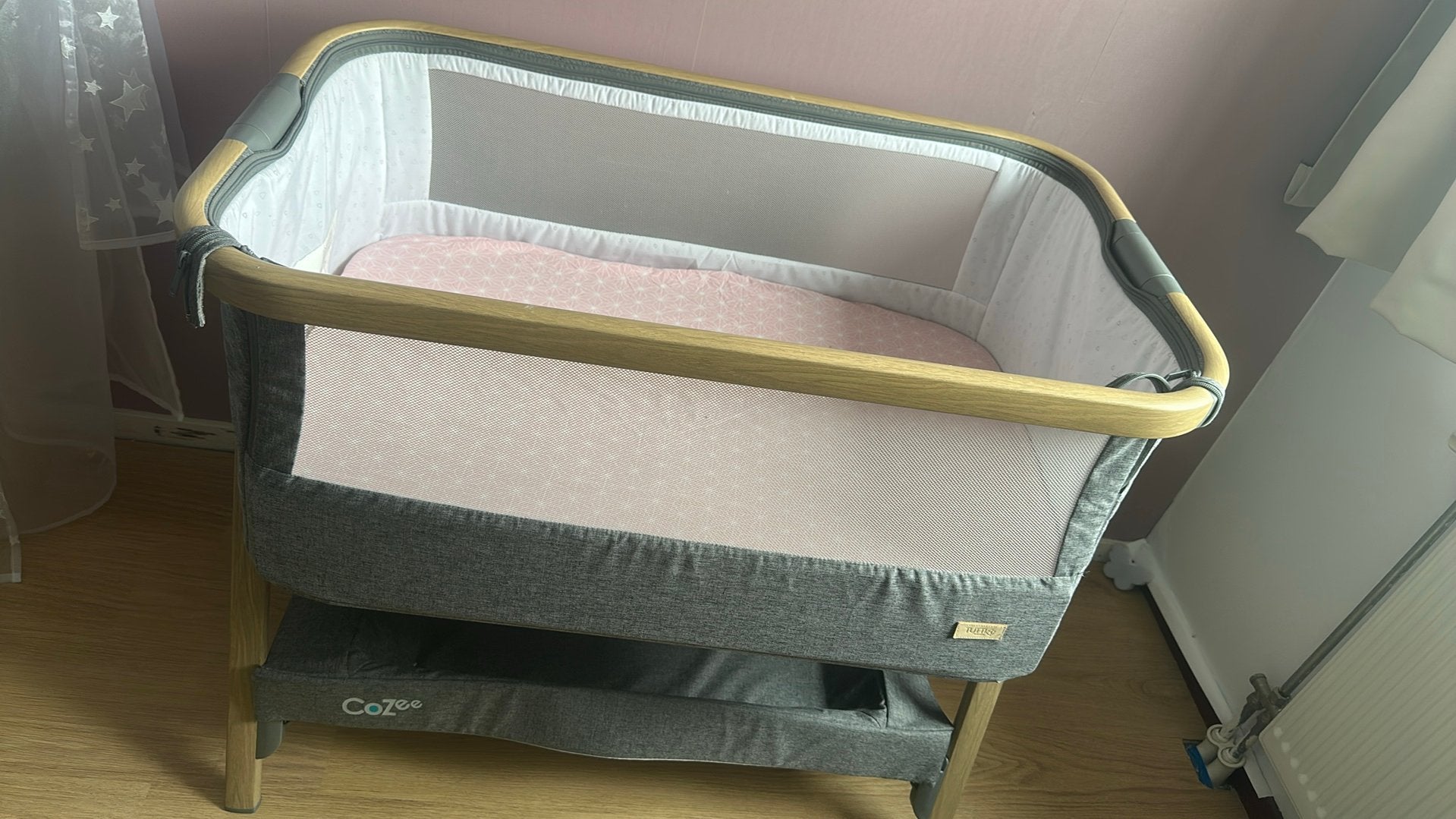 Co sleeper tutti bambini met matras, molton en hoeslaken, Ophalen, Gebruikt, Wieg