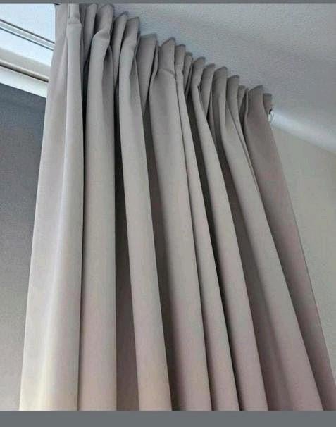 Verduisterende Gordijnen - Beige, Gebruikt, 100 tot 150 cm, 200 cm of meer, Beige