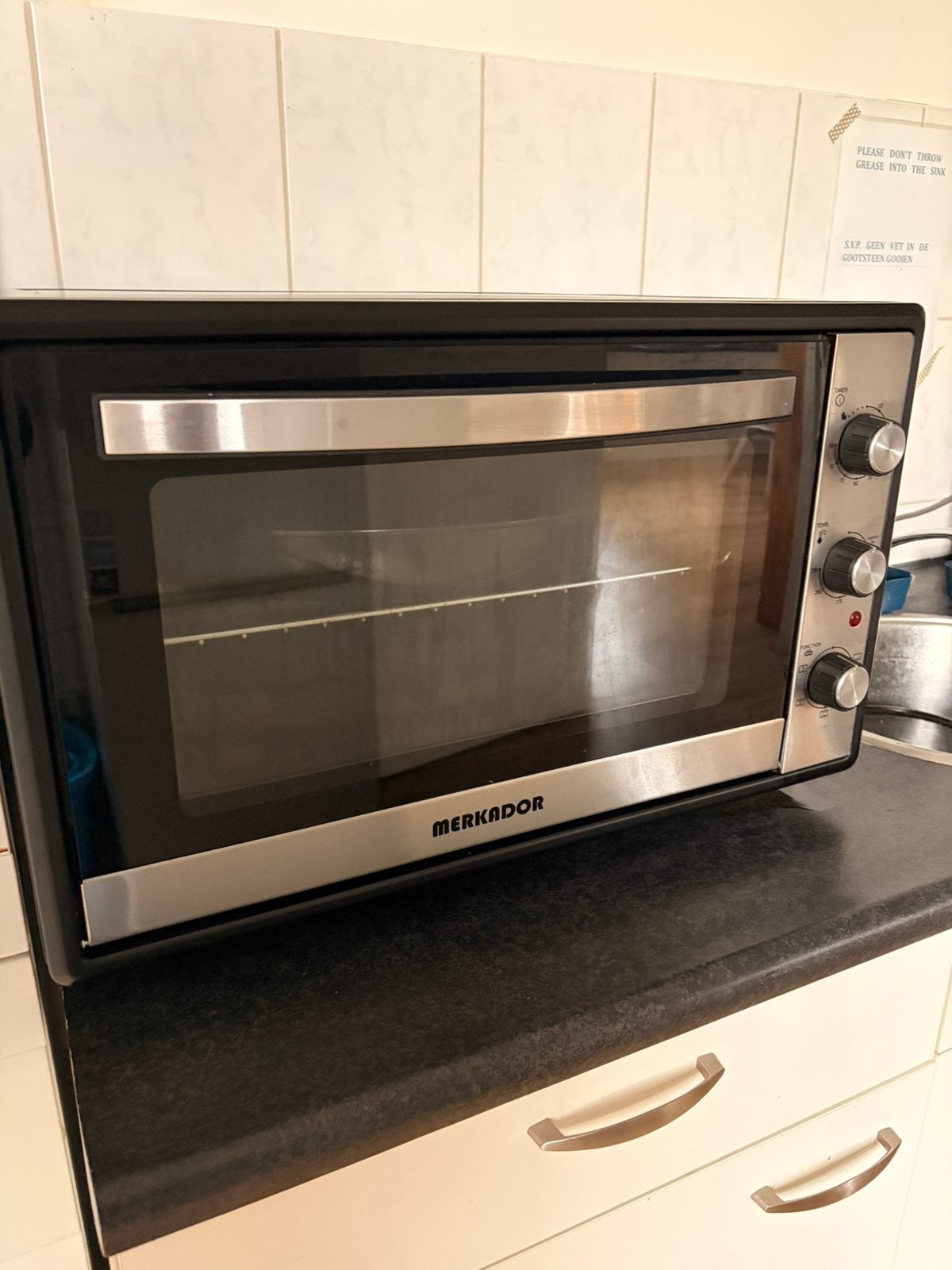 Merkador oven, Ophalen of Verzenden, Zo goed als nieuw, Minder dan 45 cm