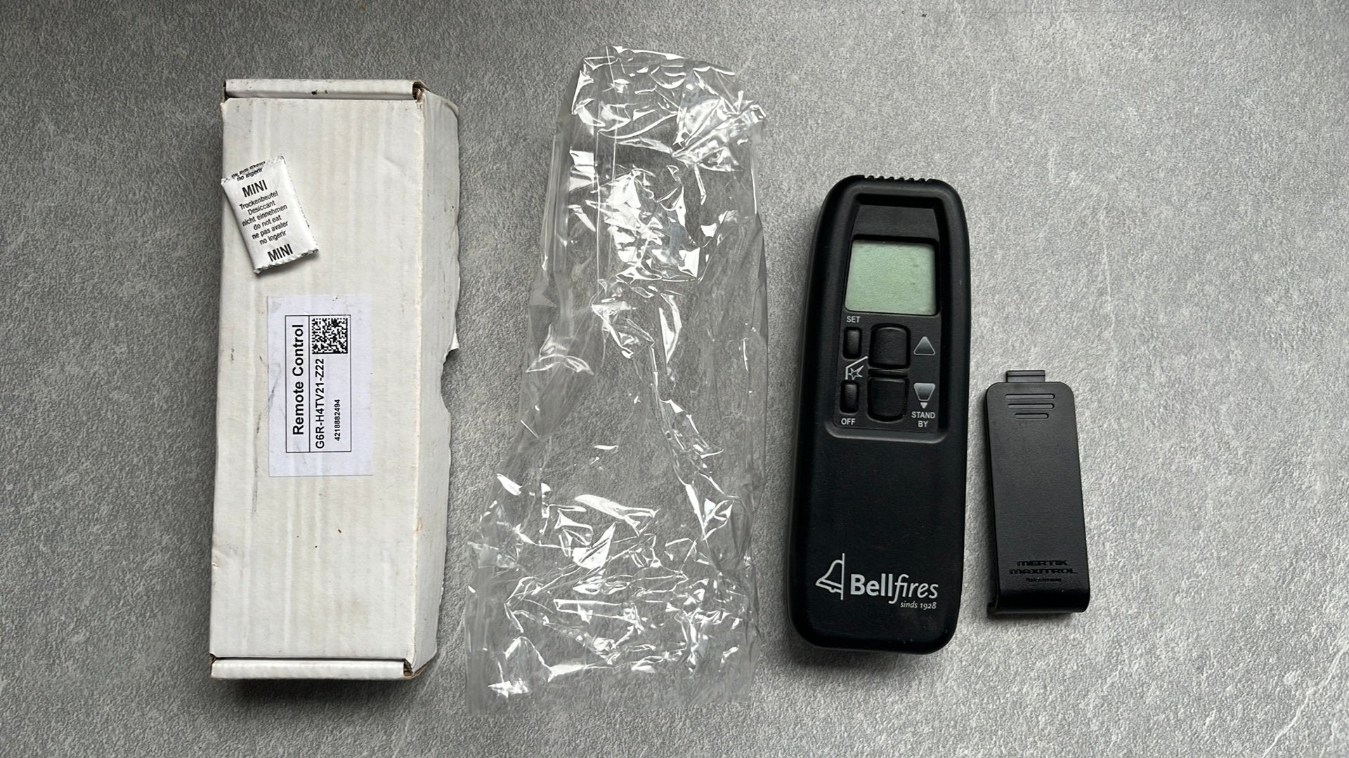Afstandsbediening Bellfires nieuw in doosje. Nooit gebruikt., Huis en Inrichting, Ophalen, Zo goed als nieuw, Inbouwhaard, Elektrische haard
