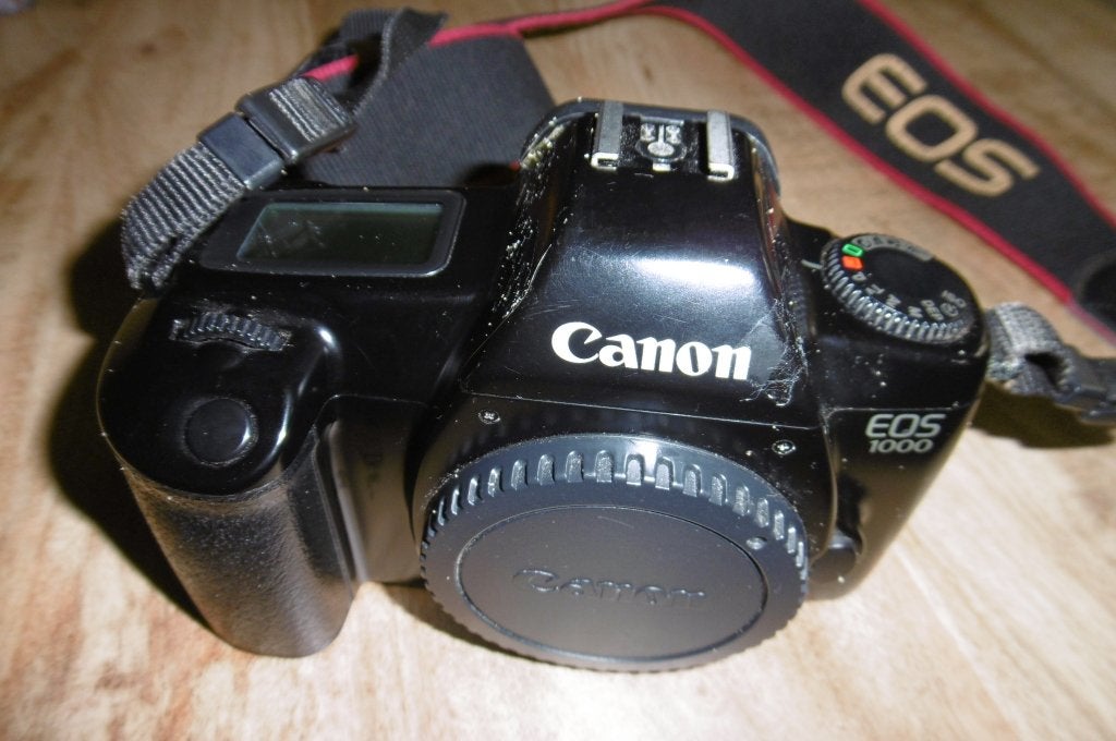 Canon Camera Eos 1000, Ophalen of Verzenden, Gebruikt, Spiegelreflex, Canon