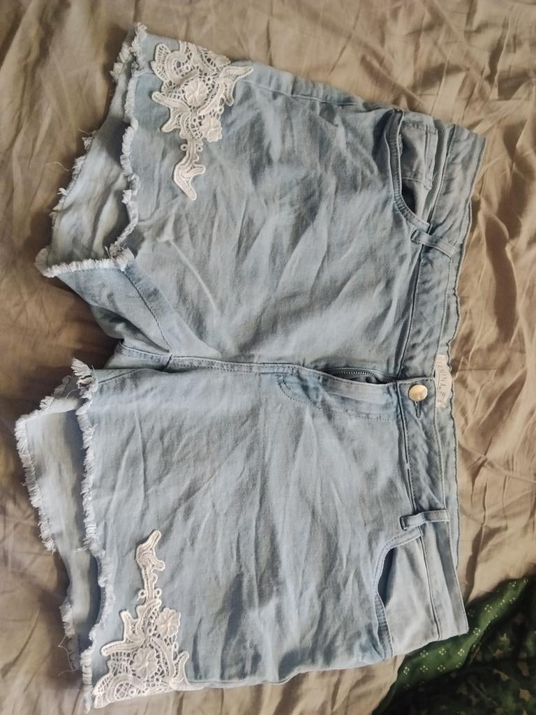 Korte broek nieuw, Kleding | Dames, Grote Maten, Blauw, Nieuw, Ophalen of Verzenden, Janina