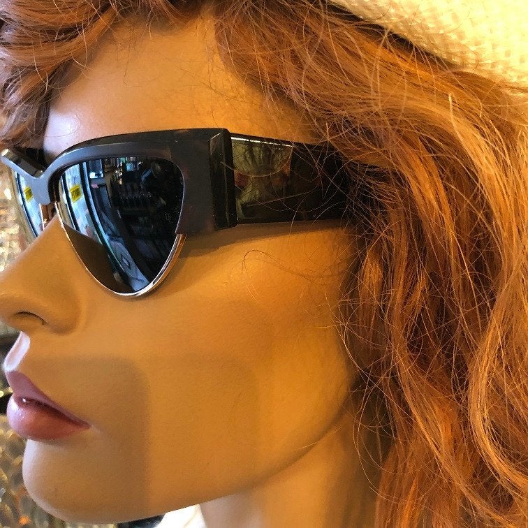 Vintage Bausch & Lomb Ray-Ban ONYX cateye zonnebril, Ray-Ban USA, Zonnebril, Ophalen of Verzenden, Zo goed als nieuw