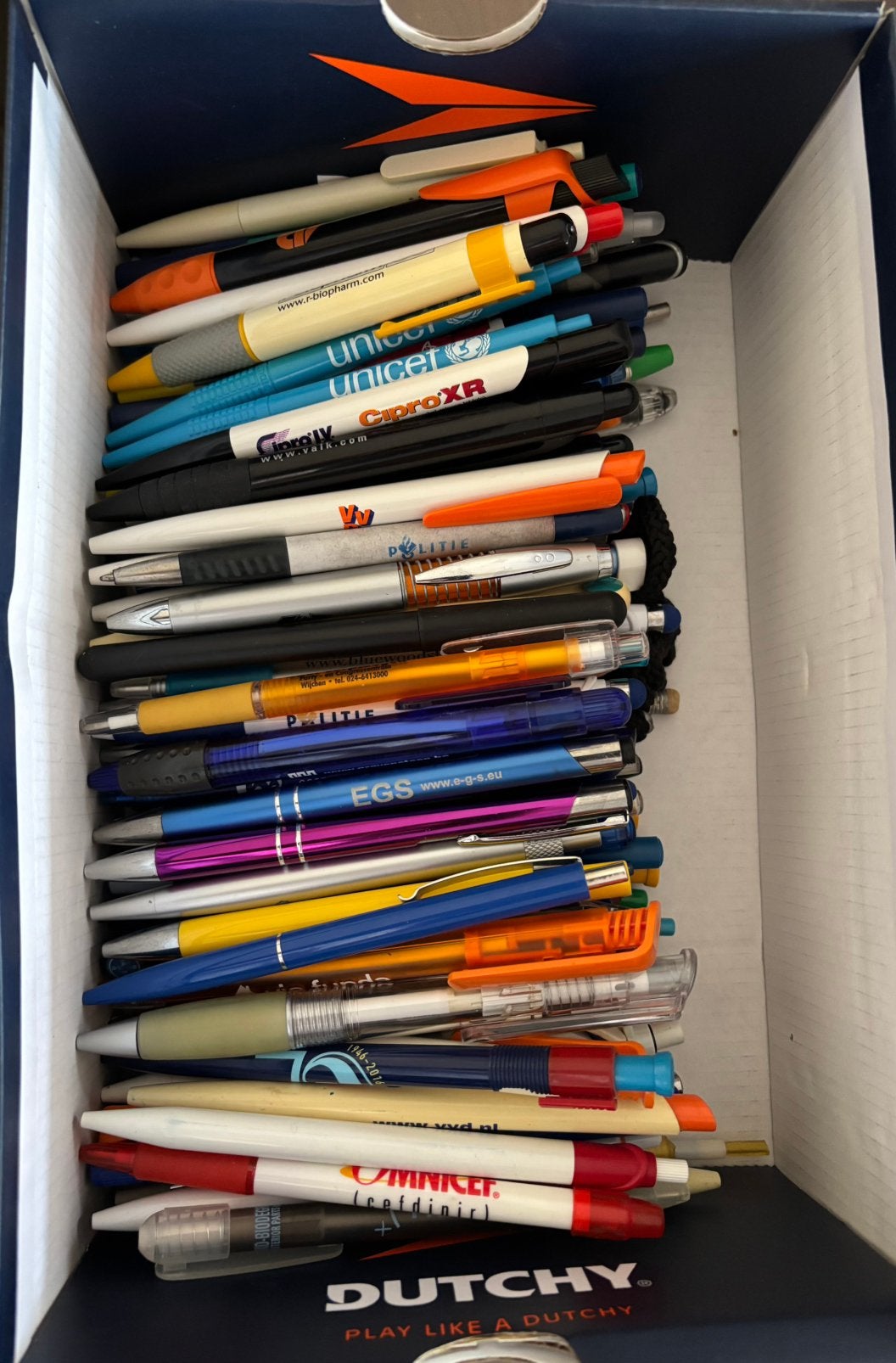 Pennen - reclamepennen - verzameling, Verzamelen, Ophalen, Zo goed als nieuw, Balpen, Overige merken