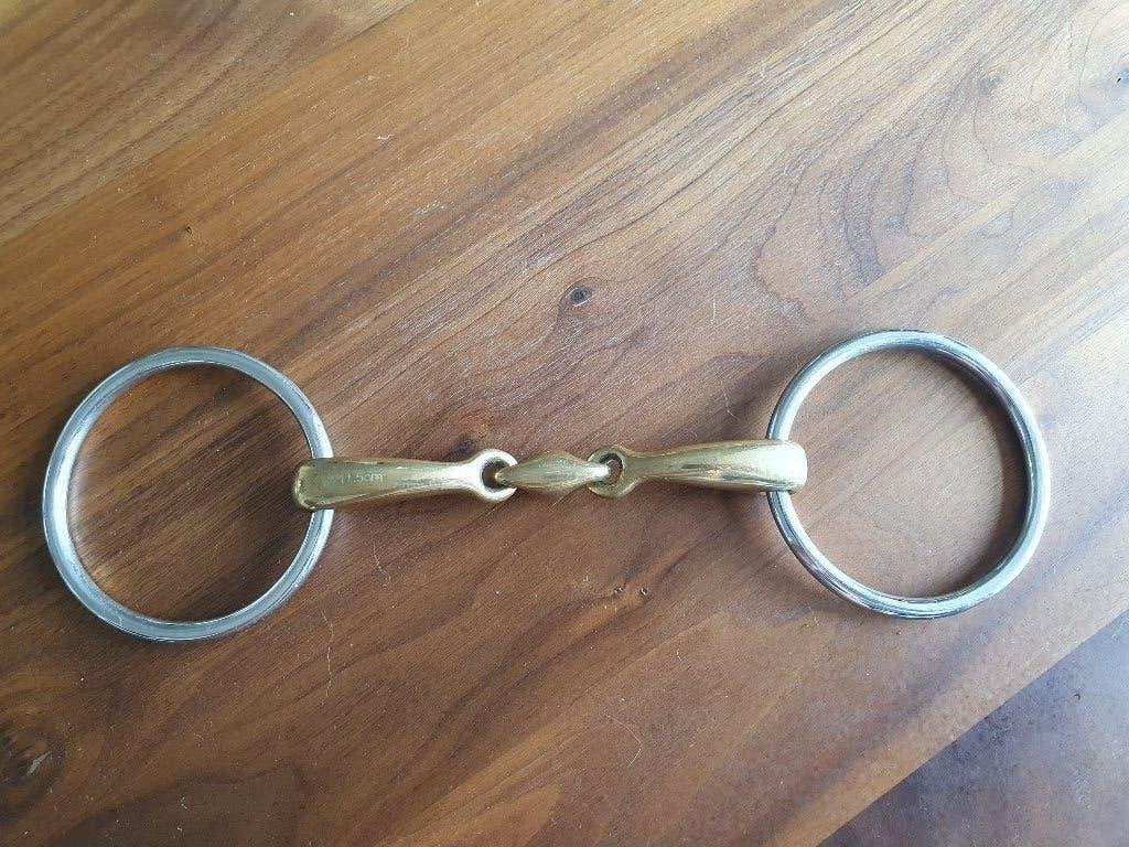 Nieuw dubbelgebroken trens bit BR 11,5cm, Dieren en Toebehoren, Ophalen of Verzenden, Nieuw, Overige soorten