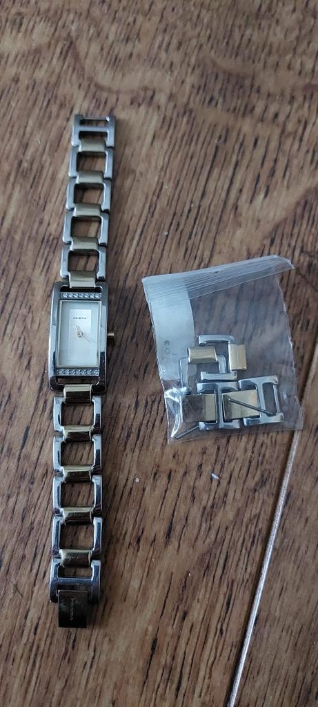 Prisma horloge, Sieraden, Tassen en Uiterlijk, Horloges | Dames, Ophalen of Verzenden, Zo goed als nieuw, Staal, Overige merken