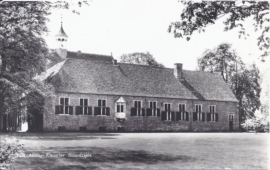 Ter Apel Klooster Oude Ongelopen Ansichtkaart (A 1371 ), Ophalen of Verzenden, 1960 tot 1980, Ongelopen, Groningen