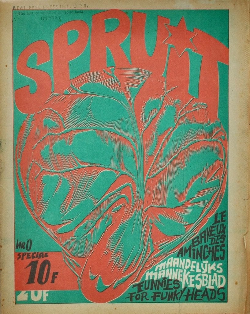 Dutch counterculture magazines Spruit Bikkelacht 1966/81 7x, Verzenden, 1960 tot 1980, Nederland, Tijdschrift
