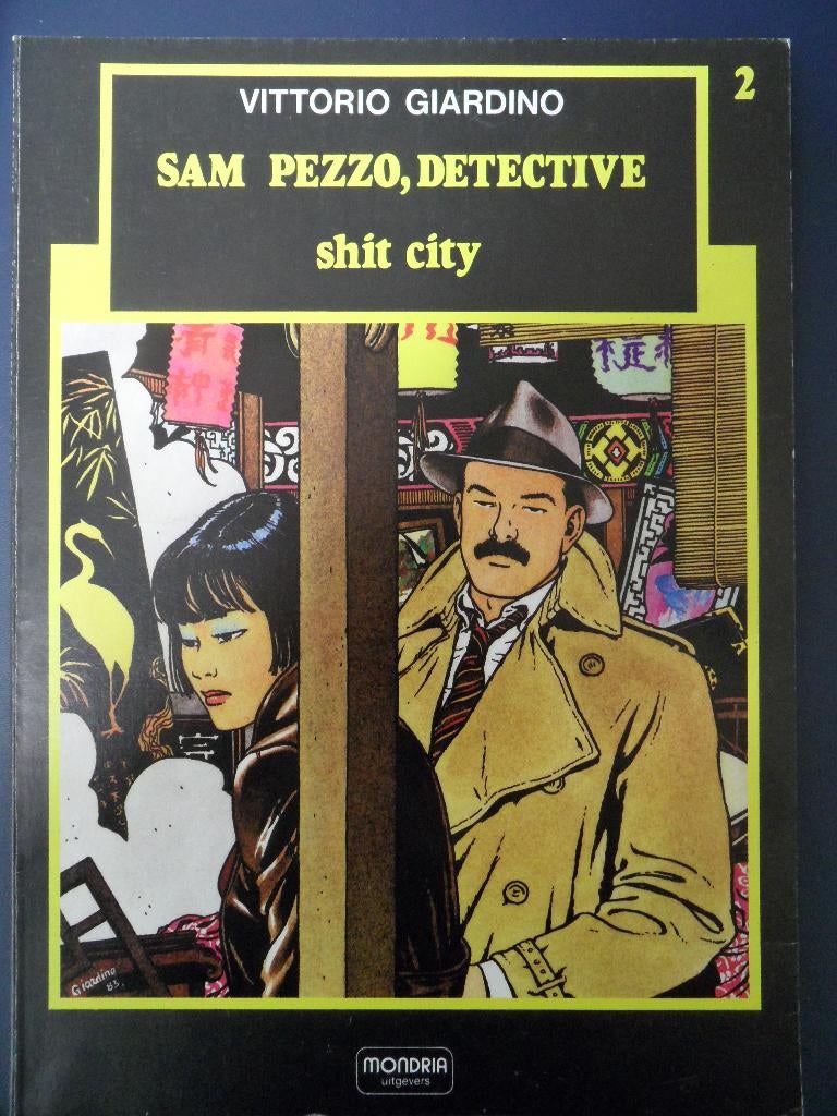 Vittorio Giardino. Sam Pezzo, Detective. Nr 2 en 3, Boeken, Stripboeken, Meerdere stripboeken, Ophalen of Verzenden, Gelezen