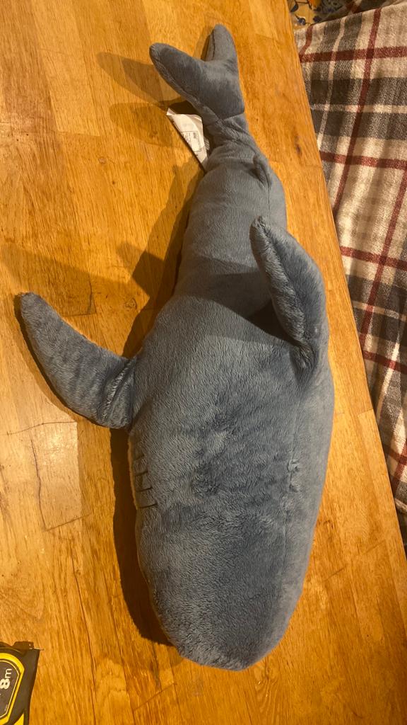 Shark knuffel, Kinderen en Baby's, Speelgoed | Knuffels en Pluche, Ophalen of Verzenden, Zo goed als nieuw, Overige typen
